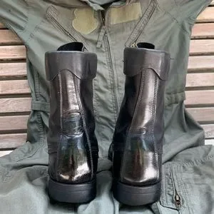 ADDISON Shoe Company Steel Toe Leather Tactical Combat Boots size 9 1/2 D Addison shoe company steel - Gem main image 3